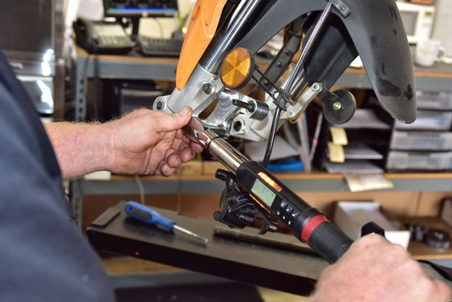 RX3 High Performance Front Brake Kit Installation Image