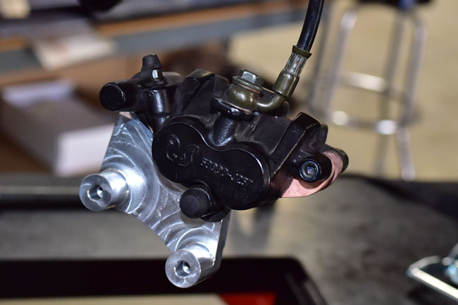 RX3 High Performance Front Brake Kit Installation Image