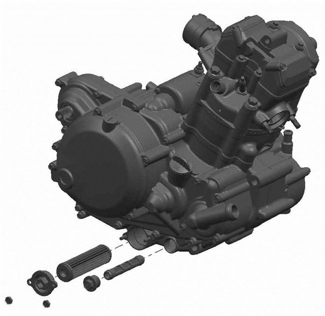 RX3 Cyclone Oil Change Image