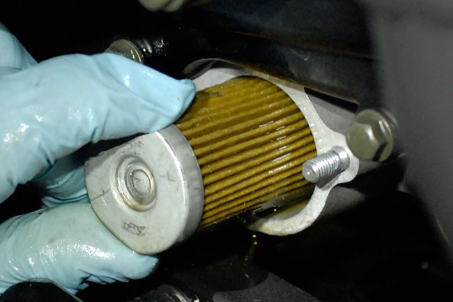 RX3 Cyclone Oil Change Image