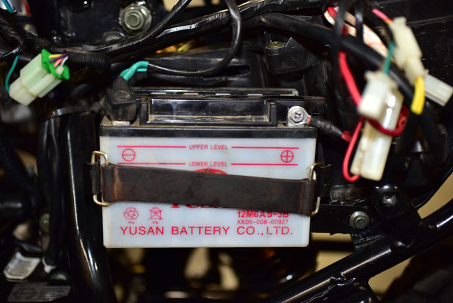 TT250 Battery Maintenance Image