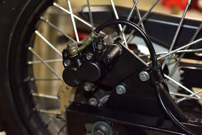 TT250 Brake Maintenance Image