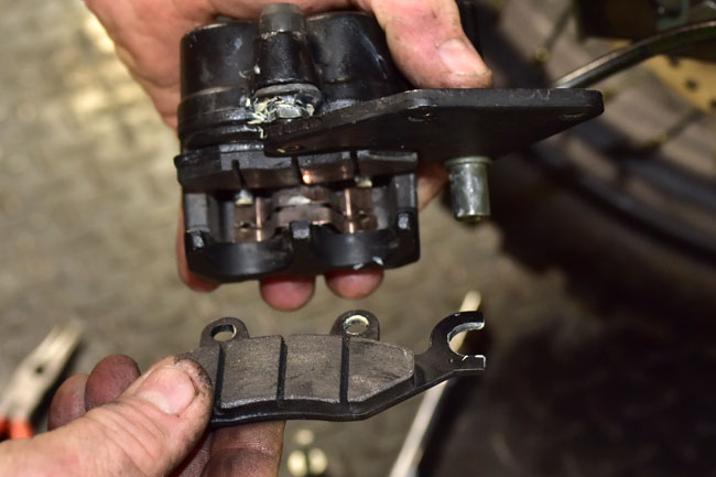 TT250 Brake Maintenance Image