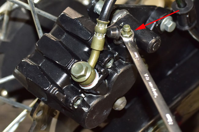 TT250 Brake Maintenance Image