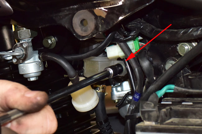 TT250 Brake Maintenance Image