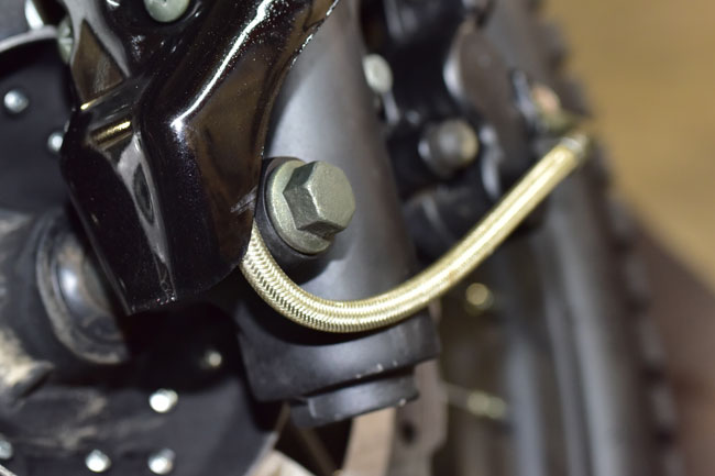 TT250 Front Wheel Removal and Installation