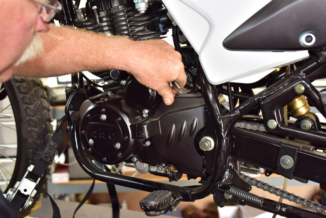 TT250 Starting System Maintenance Tutorial Image