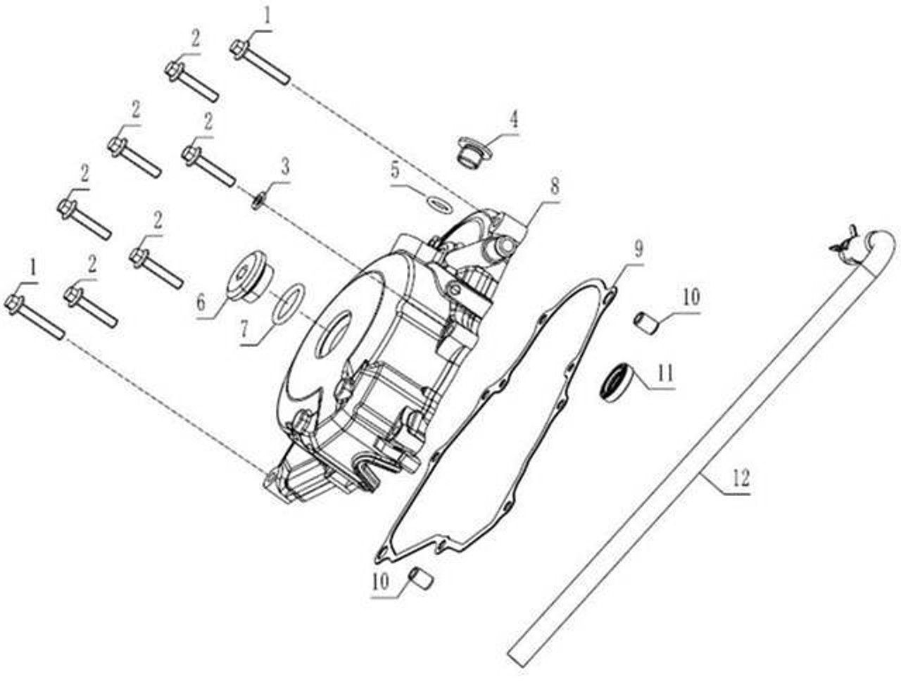 LEFT CRANKCASE COVER