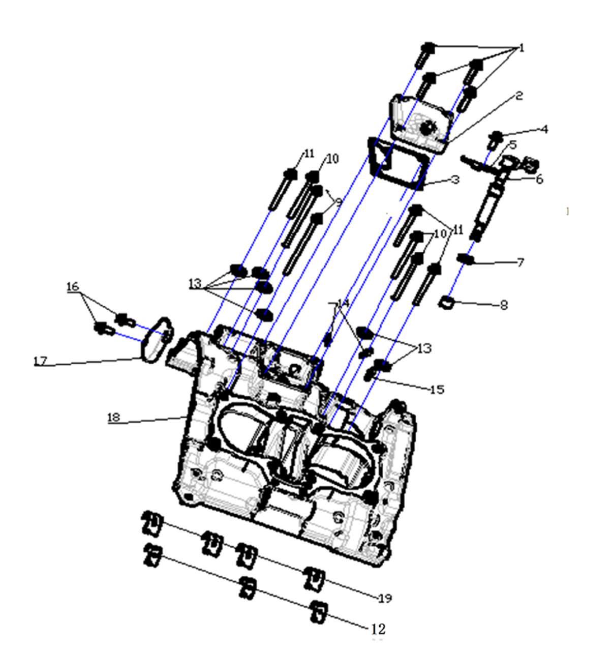 LEFT CRANKCASE