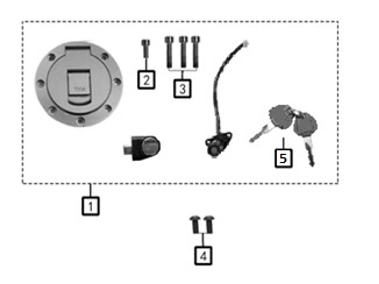 Ignition & Gas Cap Lock