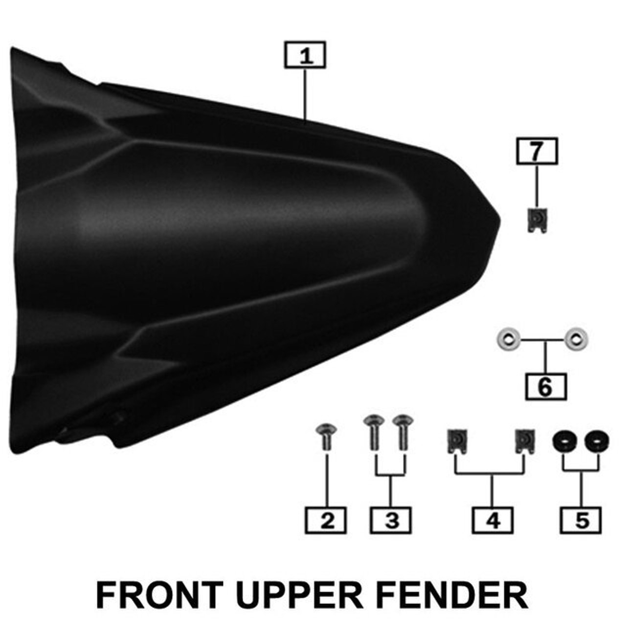 Fender, Front, Upper