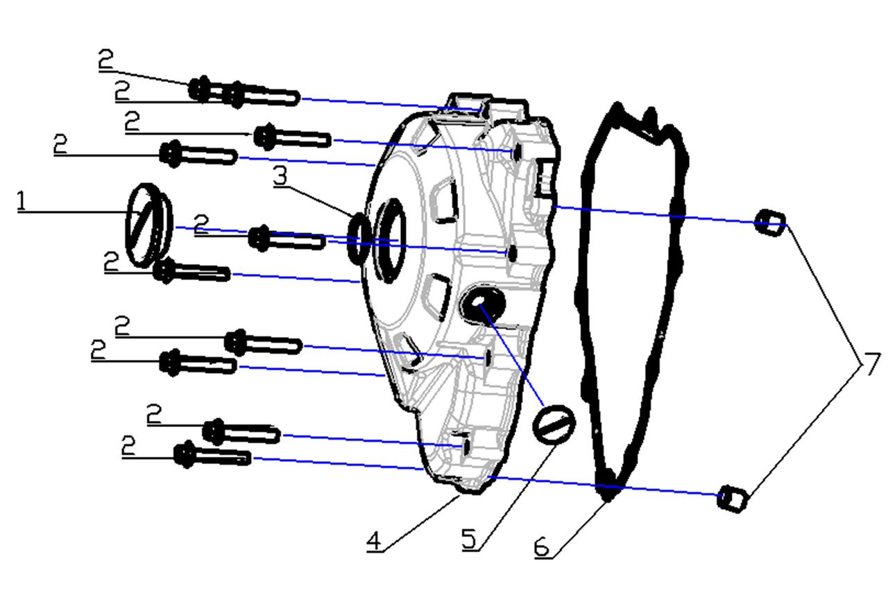 LEFT CRANKCASE COVER