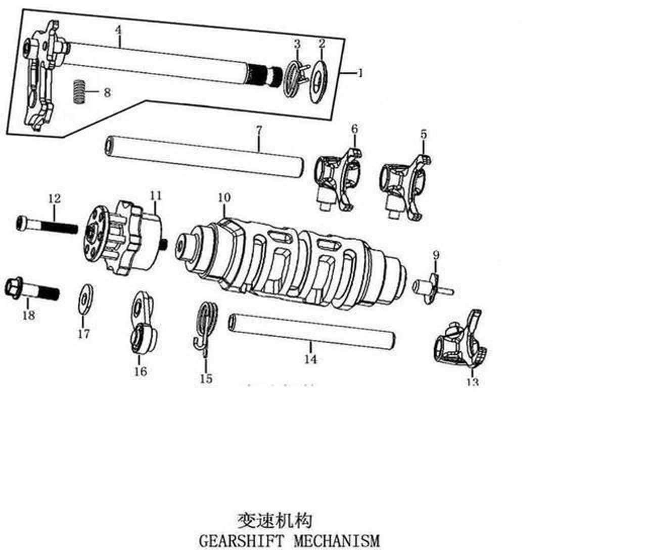 GEARSHIFT MECHANISM