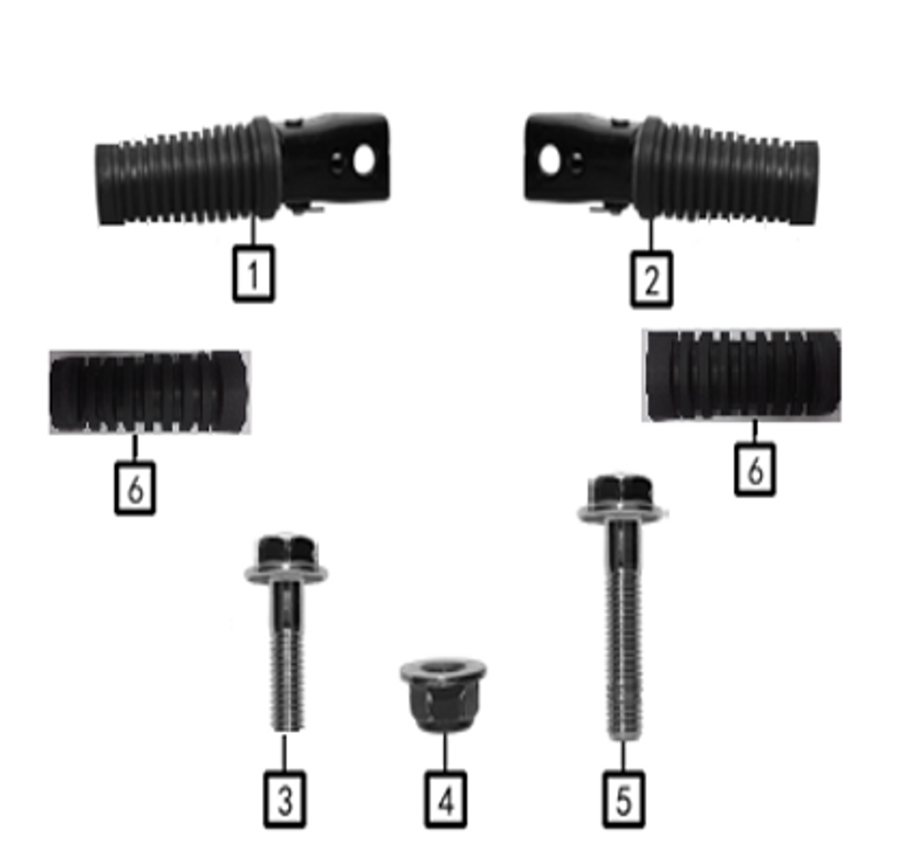 Rear Foot Pegs