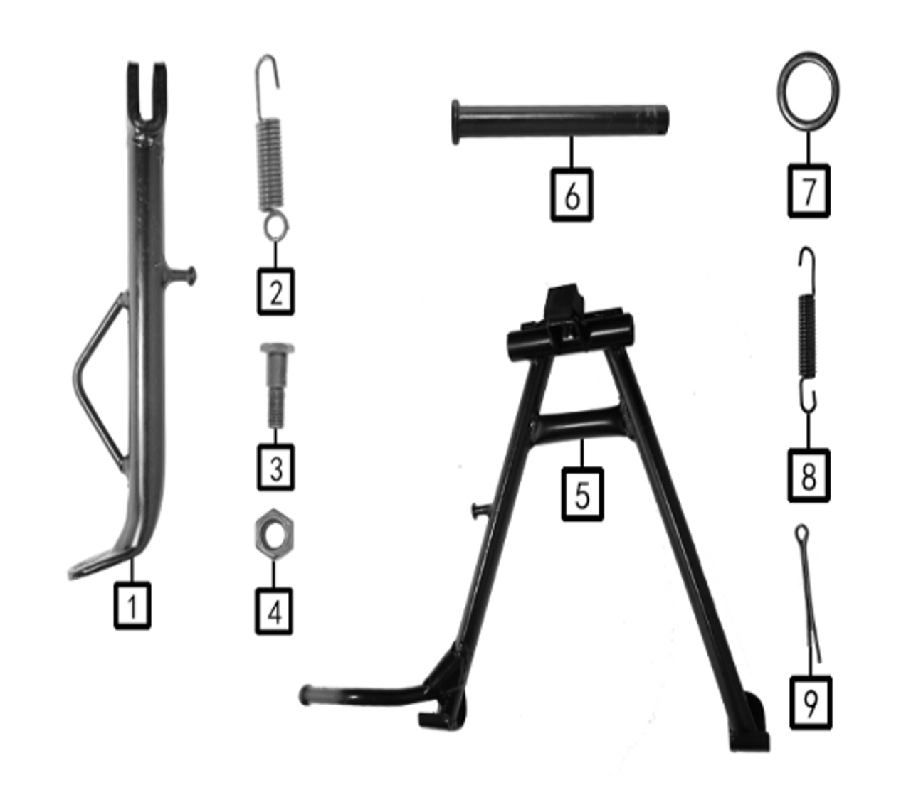 Center Stand & Side Stand