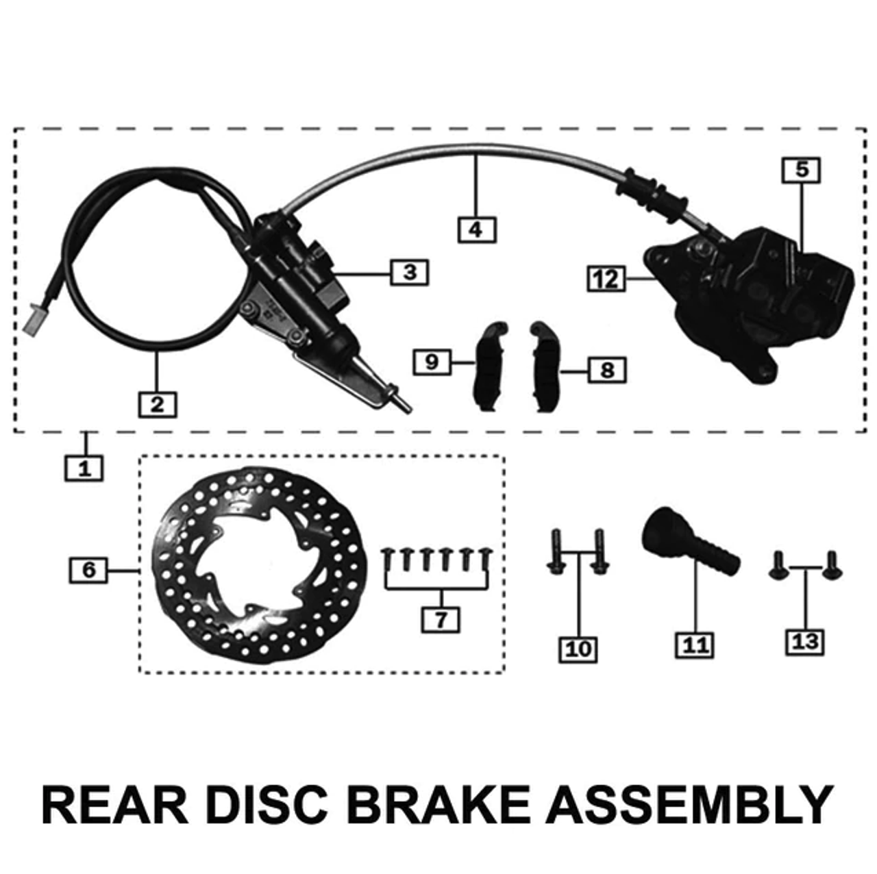 Brakes, Rear, 2015-2017