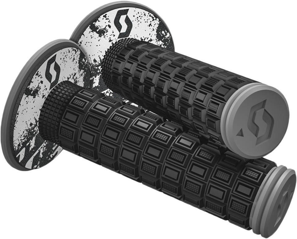 Motorcycle Grips 7/8" Scott Mellow Grip Black/Grey CSC Motorcycles