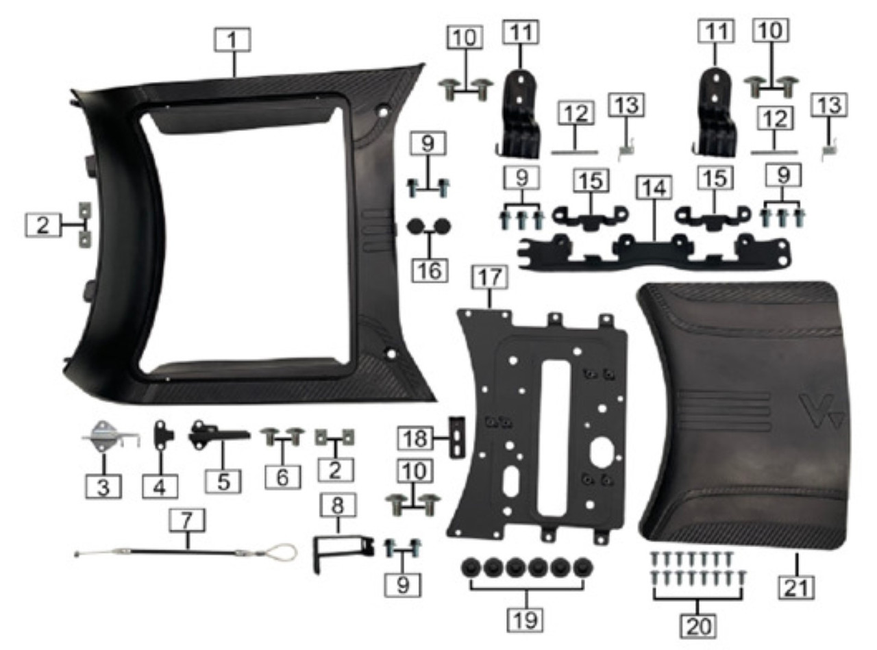 ＯＯＯ　脚部分 15 - Hinge Shaft Stop Plate fits ES5 Foot Plate - CSC Motorcycles