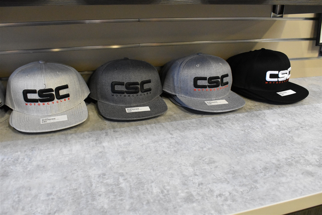csc キャップ Hat, Dark Gray, Black Logo with Red Letters - CSC