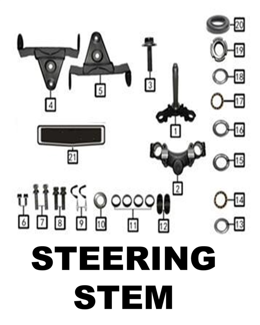 OEM Replacement Part for RC3 Lower Triple Tree - CSC Motorcycles