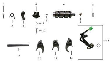 SCREW M6¢20 - CSC Motorcycles