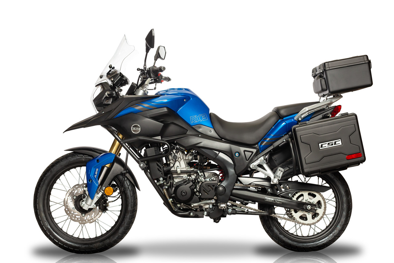 RX3 Adventure - The Perfect 250cc Motorcycle for Real-World Riding in Blue  - CSC Motorcycles