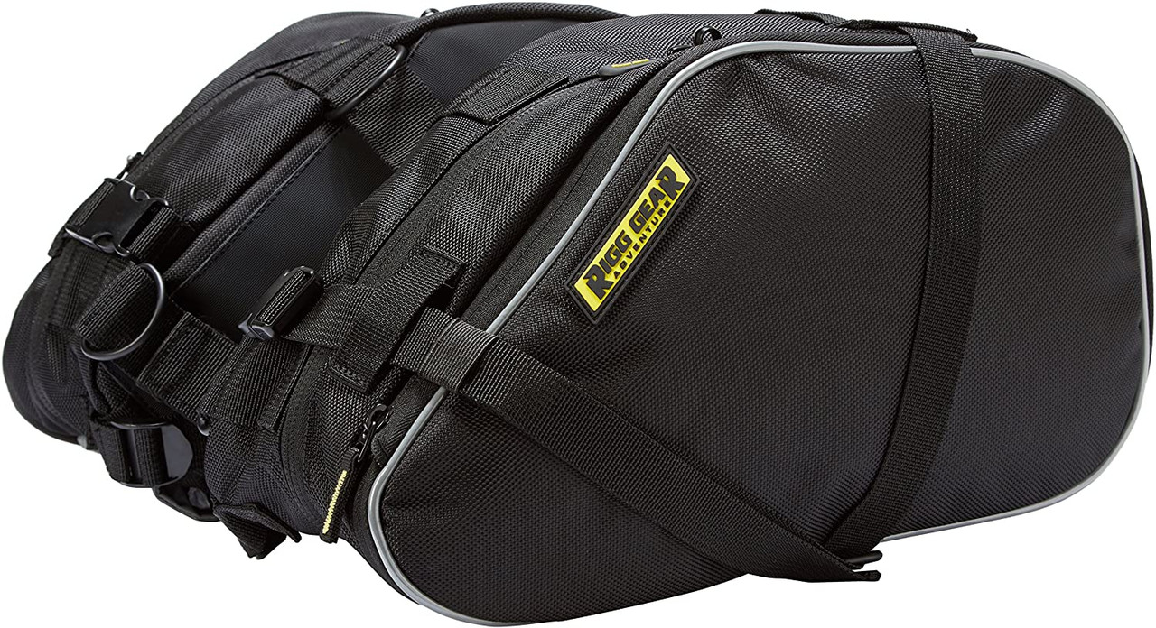 Nelson-Rigg Black RG-020 Dual Sport Enduro Saddlebags, One Size