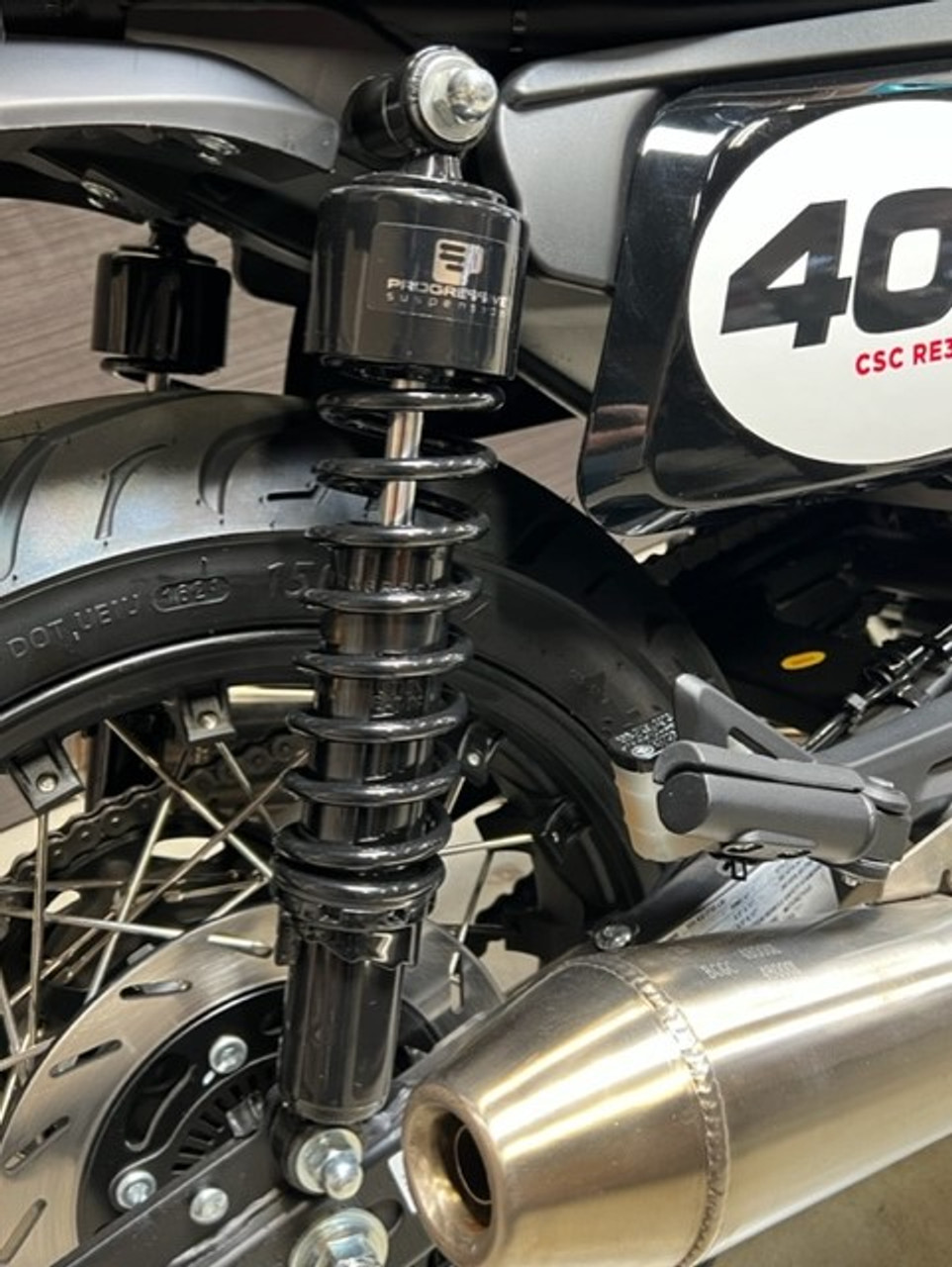 CBX400  550 センターショック CBX400F CBX550F 車高調整 付き リア サス 260mm〜275mm