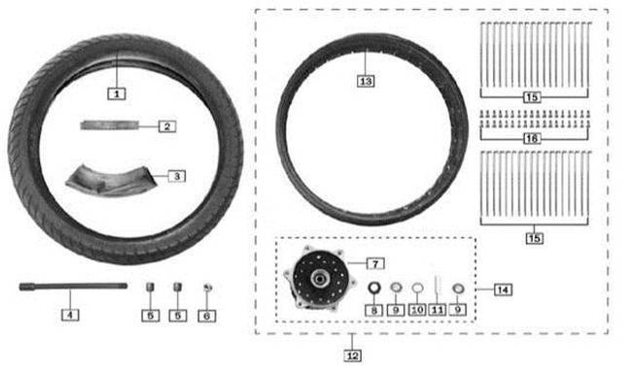 Wheel, Front, 2019-2020