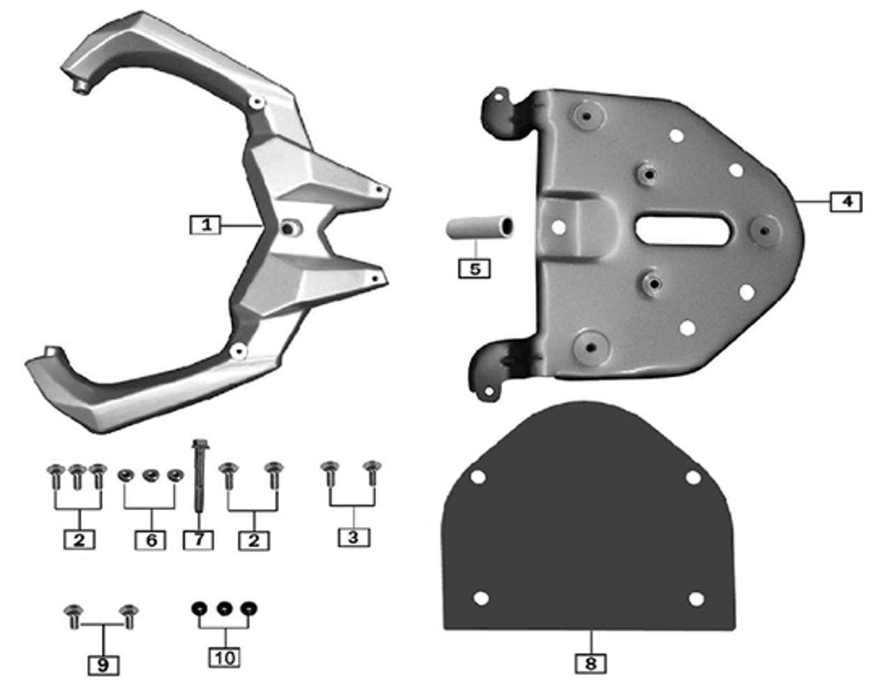 Rear Armrest, 2021-Up