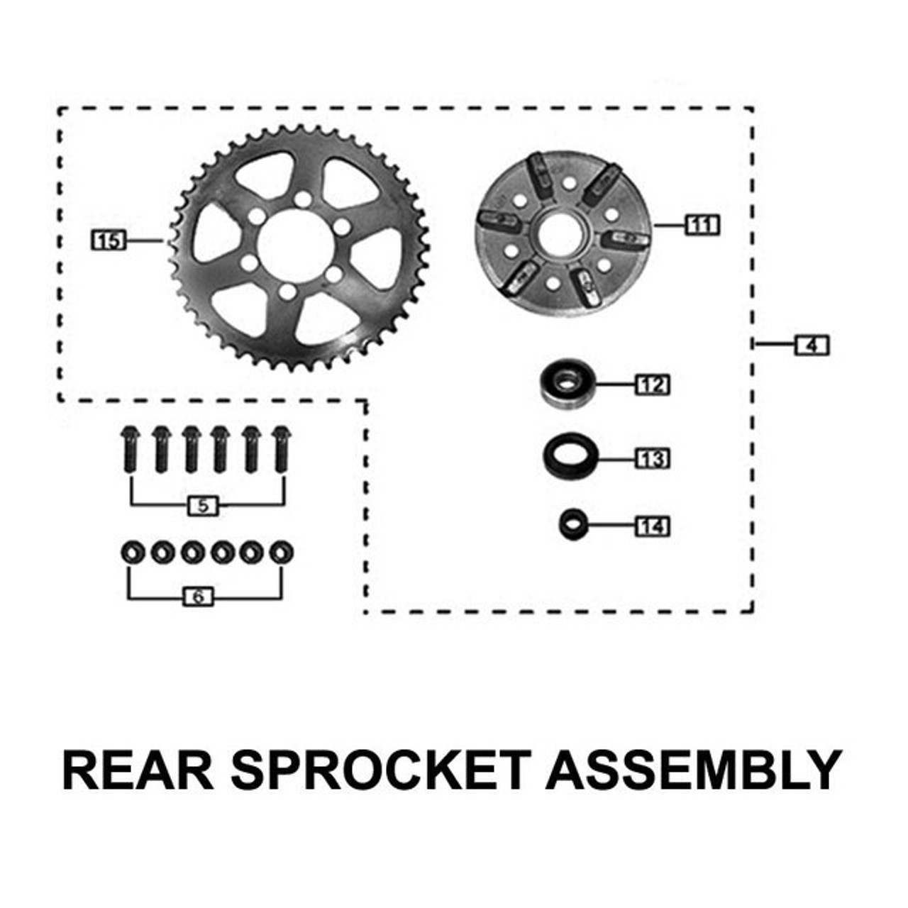 Sprocket, Rear