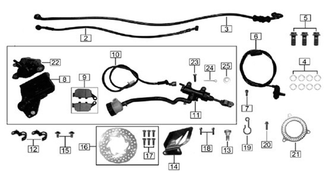 Rear Brake, 2019-2020