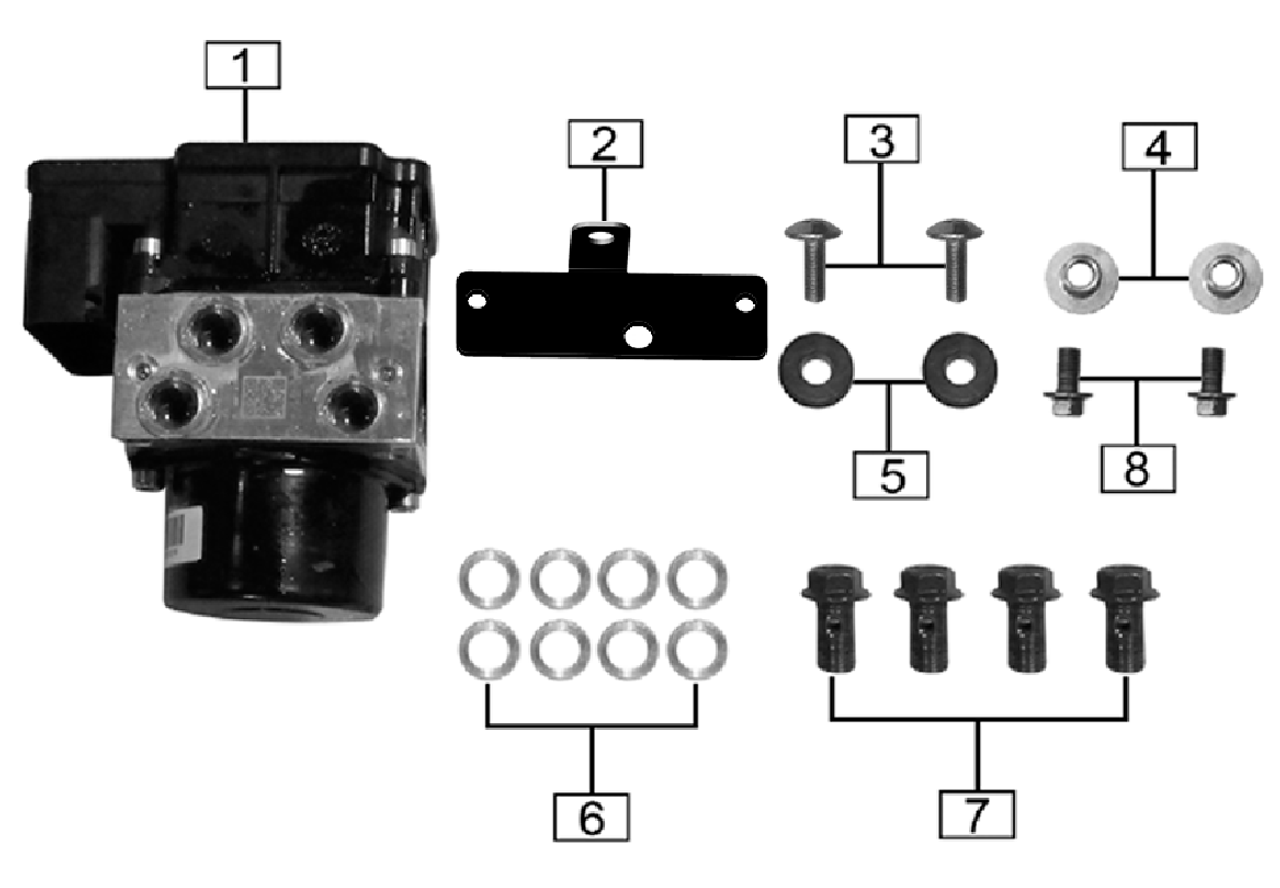 ABS Control Unit Assembly