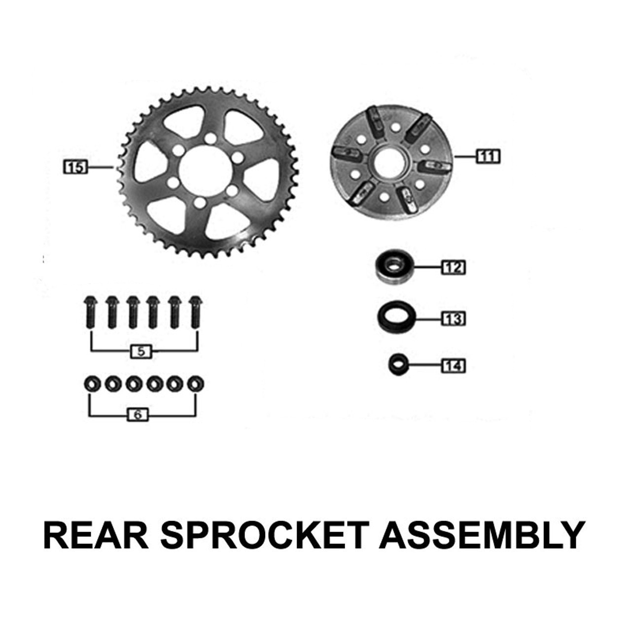 Sprocket, Rear