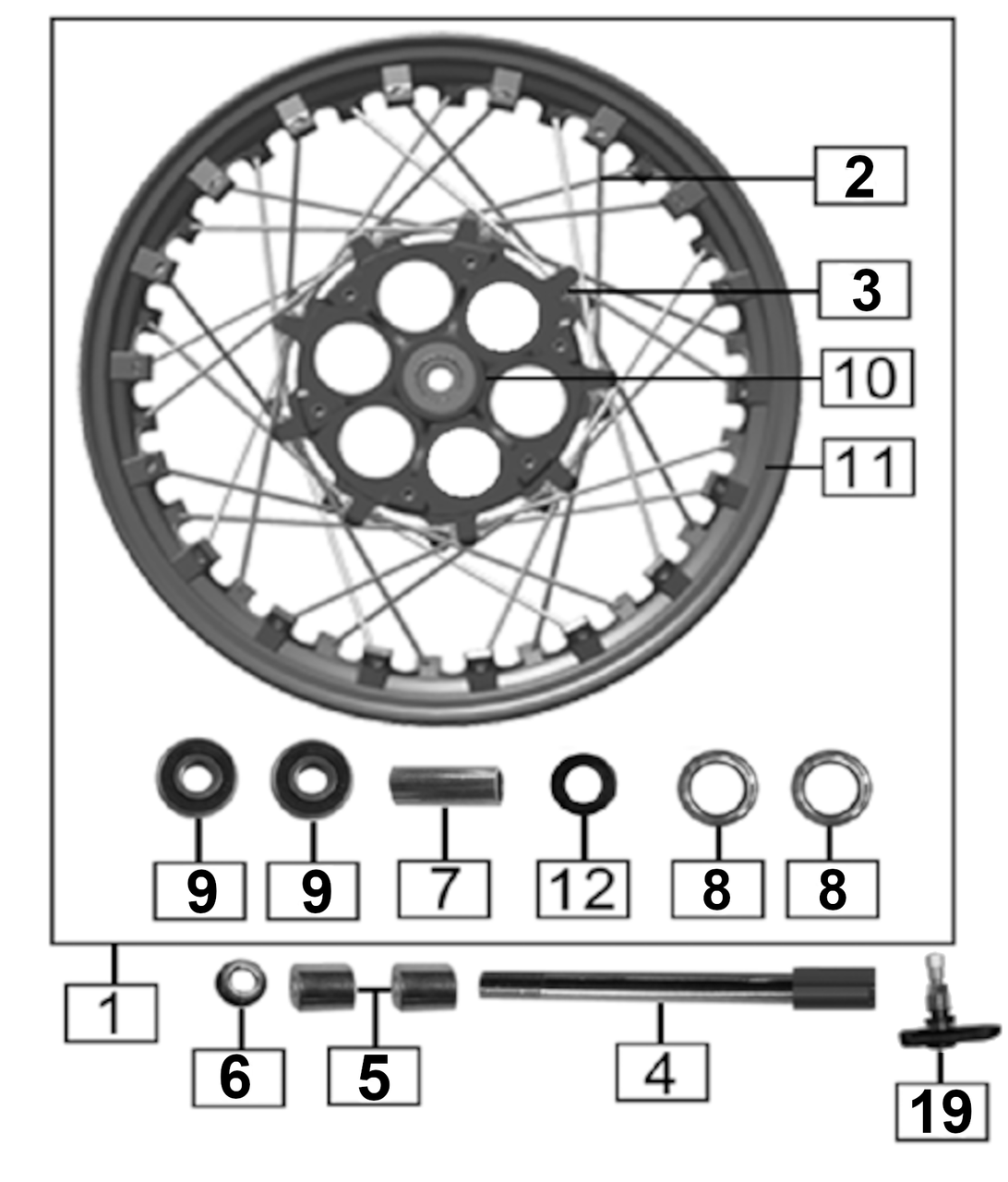 Wheel, Front, 2021-Up