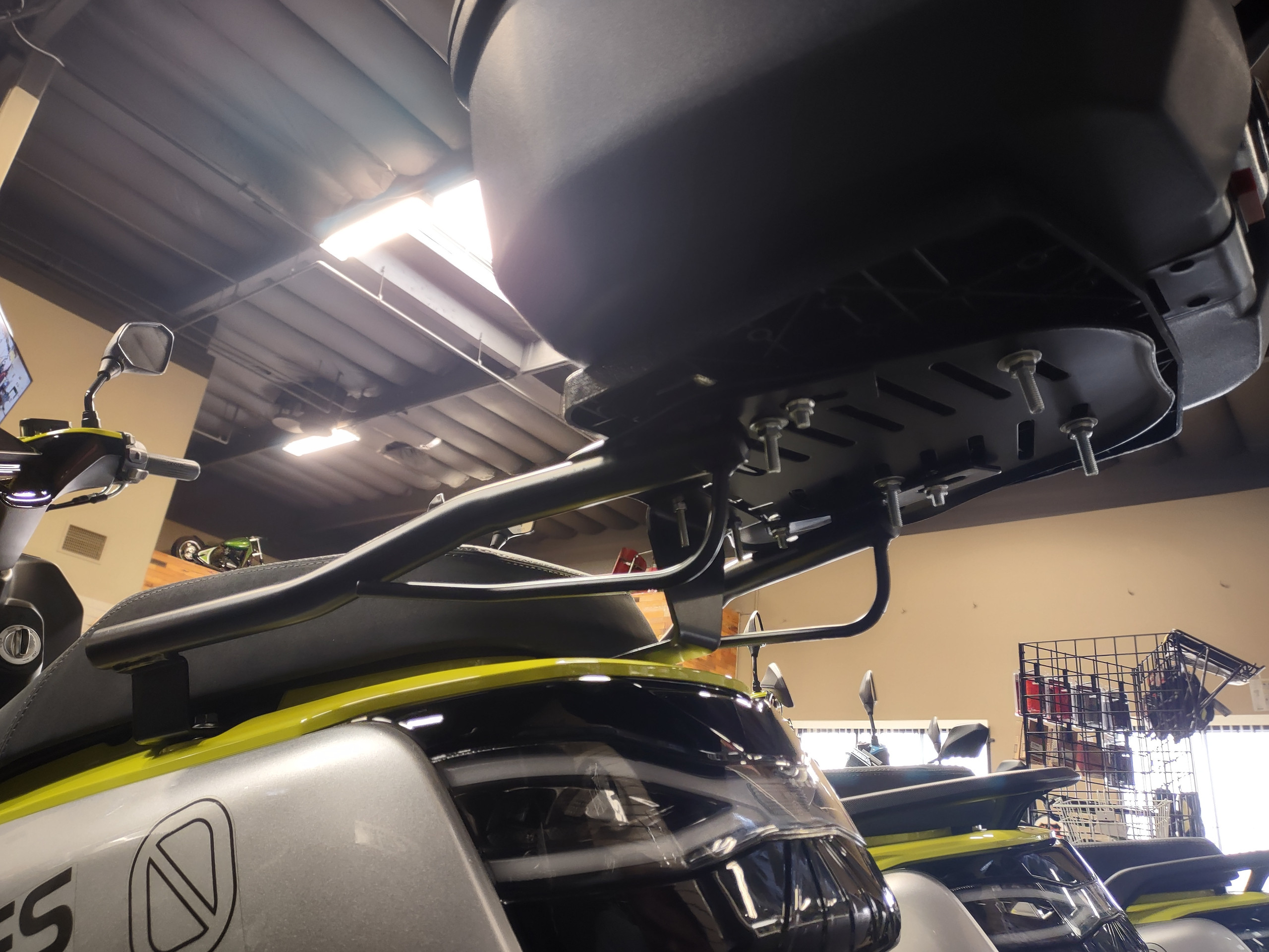 CSC Motorcycles ES5 Rear Rack - Supports 25 lbs, Versatile Mounting for ...