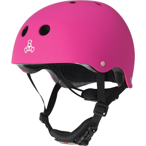 Lil 8 Youth Helmet, Pink - Dual-Certified Helmet for Kids