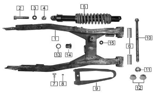 Fork shaft bushing 1