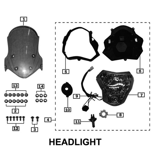 HEADLIGHT WIRING HARNESS