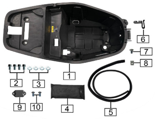 Stock Replacement Parts - ES5 Parts - Glove Box - CSC Motorcycles