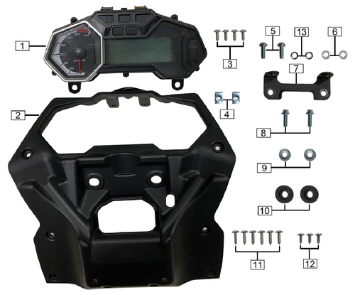 #4 - Tapping clip ST4.2-17×11-3 fits RX1E Speedometer