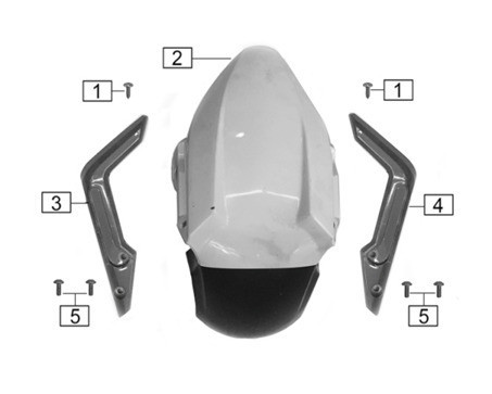 Front fender, Black for City Slicker