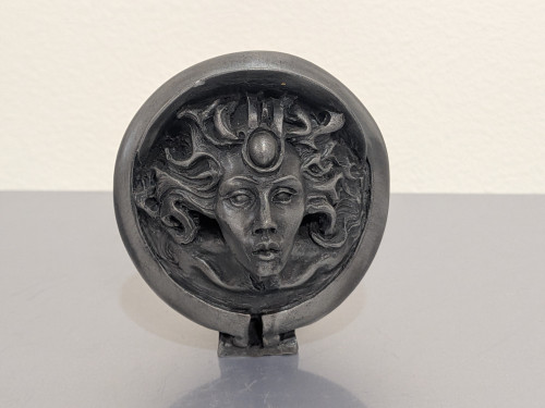 Guardian of the Road - Metallic Goddess Resin Bust & Desk Sculpture
