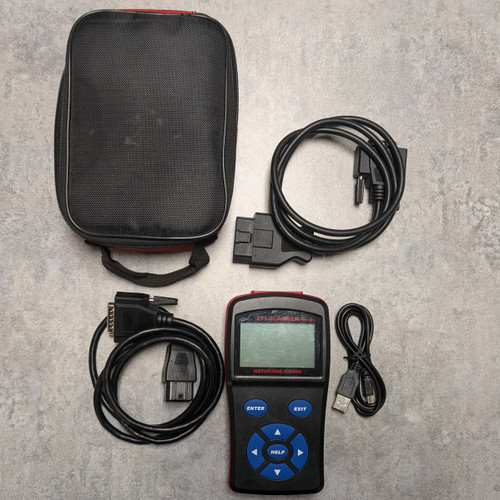 DN-6000 EFI Scanner OBDII / EOBD Code Reader Tool - CSC RX3 RX4 Motorcycle Adapter Included