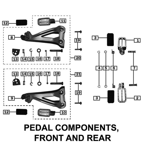 REAR FOOT PEG SPRING