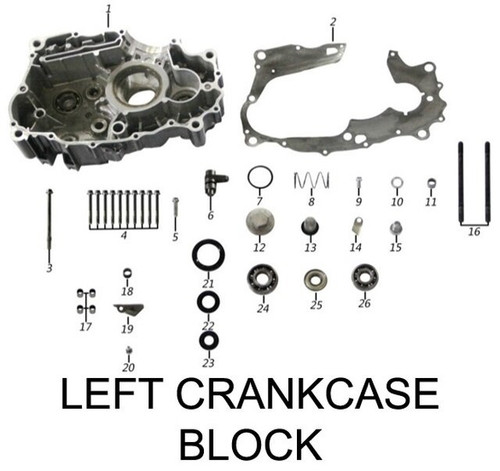 Left Crankcase Block