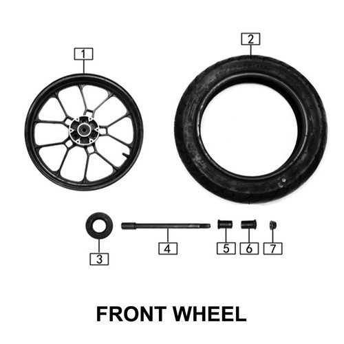 Axle nutM14x1.5