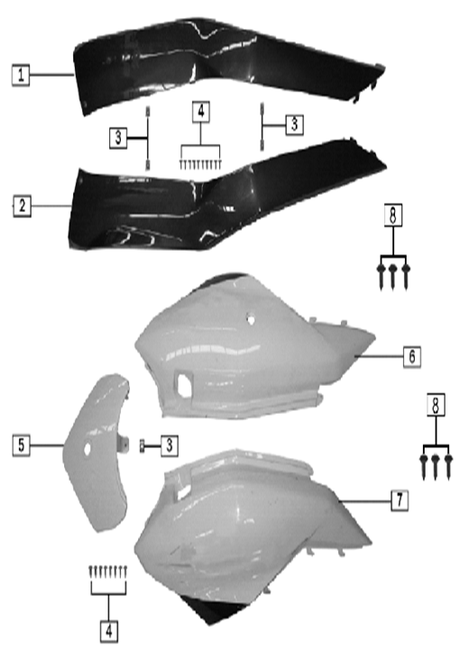 The Wiz - Rear Cover Vehicle Cap Parts Diagram