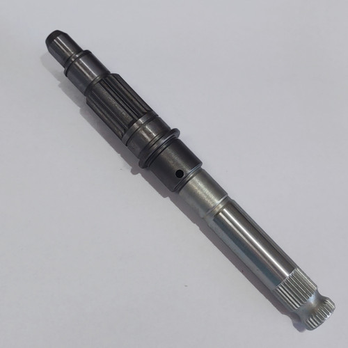 CG125D starter shaft core shaft (oil seal polished rod L: 60_blue white zinc)