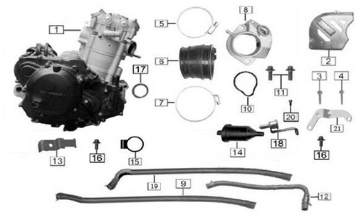 RX4 Engine Parts Diagram